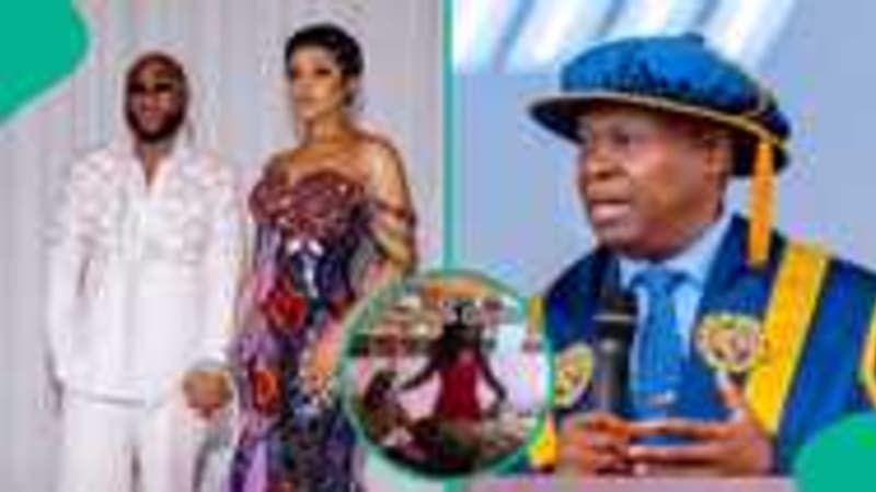 Controversy trails how Davido's wife Chioma greeted her billionaire father-in-law in video