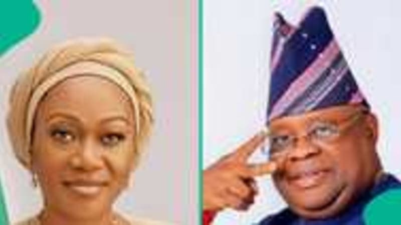 Remi Tinubu stops Governor Adeleke from singing during Ooni's coronation anniversary, clip trends